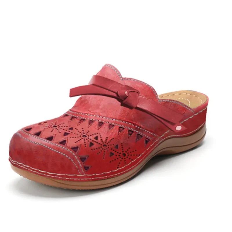 Emma - Breathable Cut-Out Summer Clogs