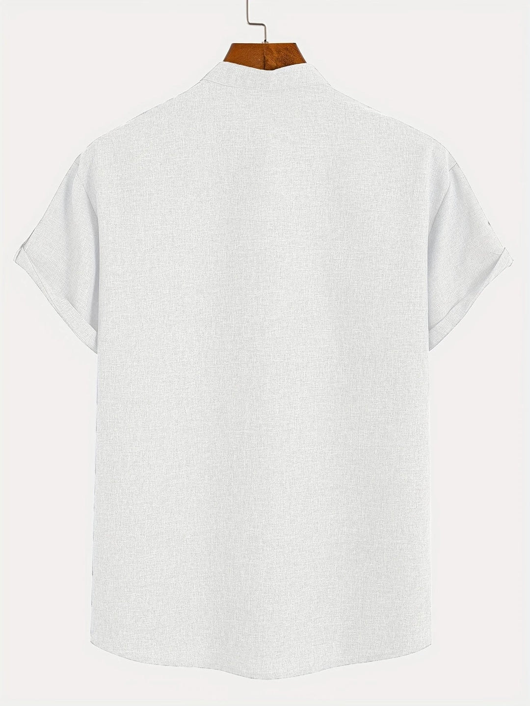 Elliott – Short Sleeve Band Collar Shirt