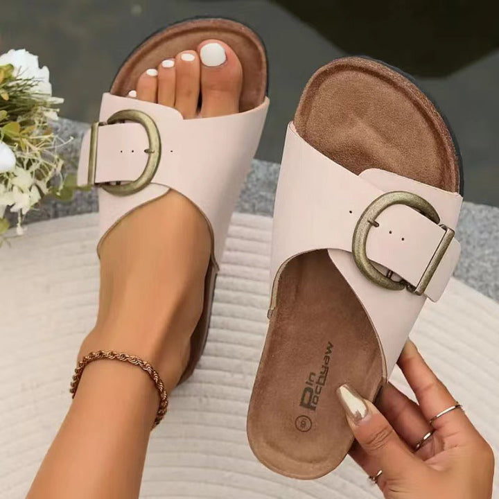 Agnes - Stylish Slip-On Sandals with Comfort Footbed
