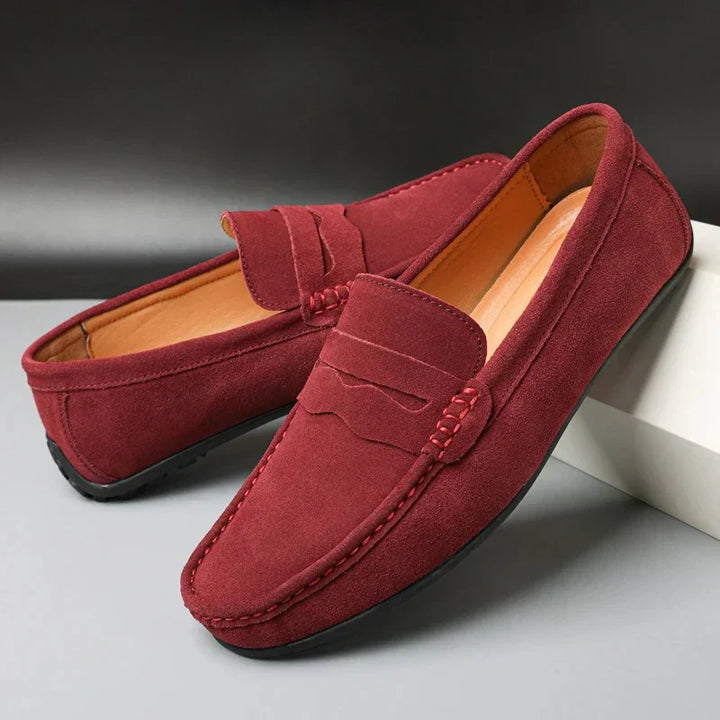 Zachary - Retro Suede Men's Loafers