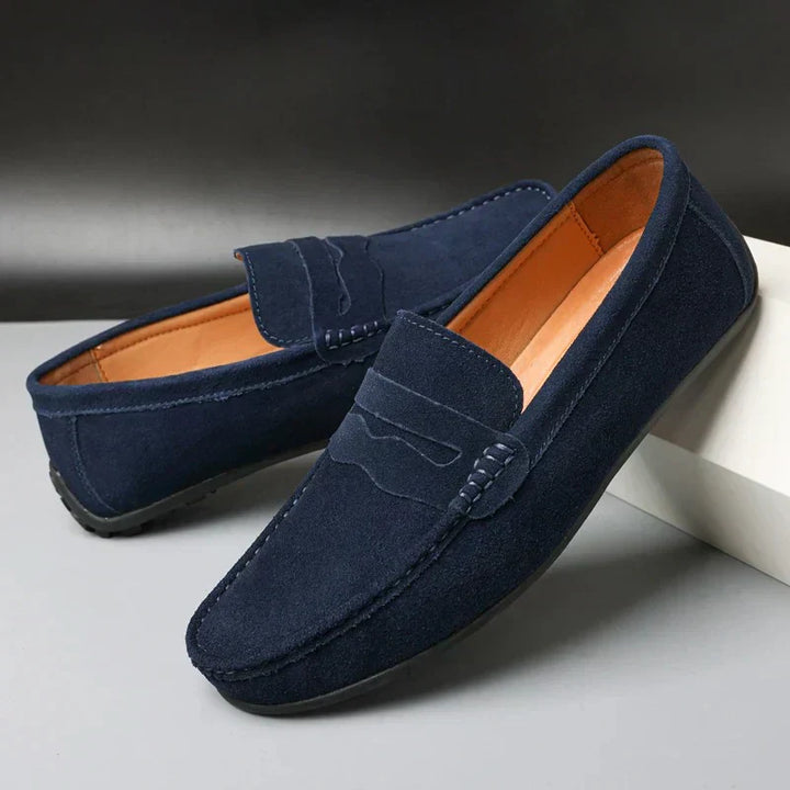 Zachary - Retro Suede Men's Loafers