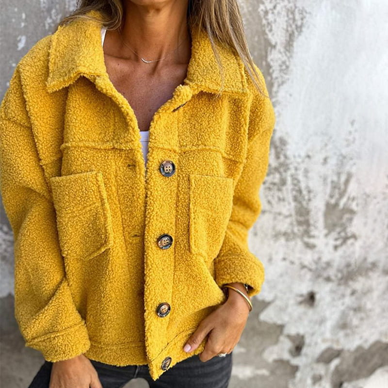 Amber - Warm teddy jacket