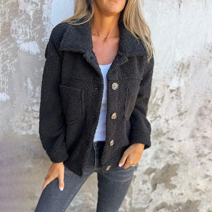 Amber - Warm teddy jacket