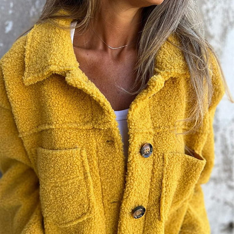 Amber - Warm teddy jacket