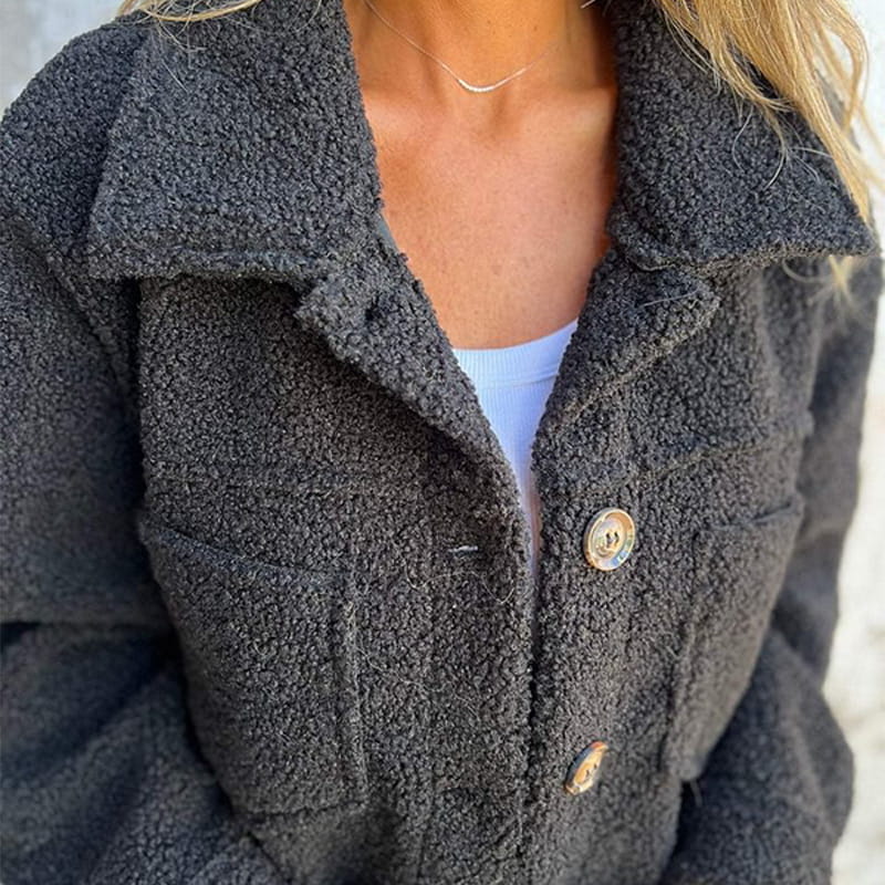Amber - Warm teddy jacket