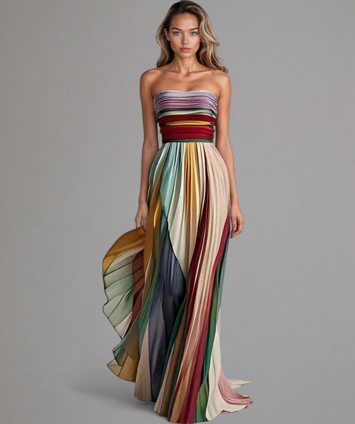 Flora - Colourful Elegant Maxi Dress