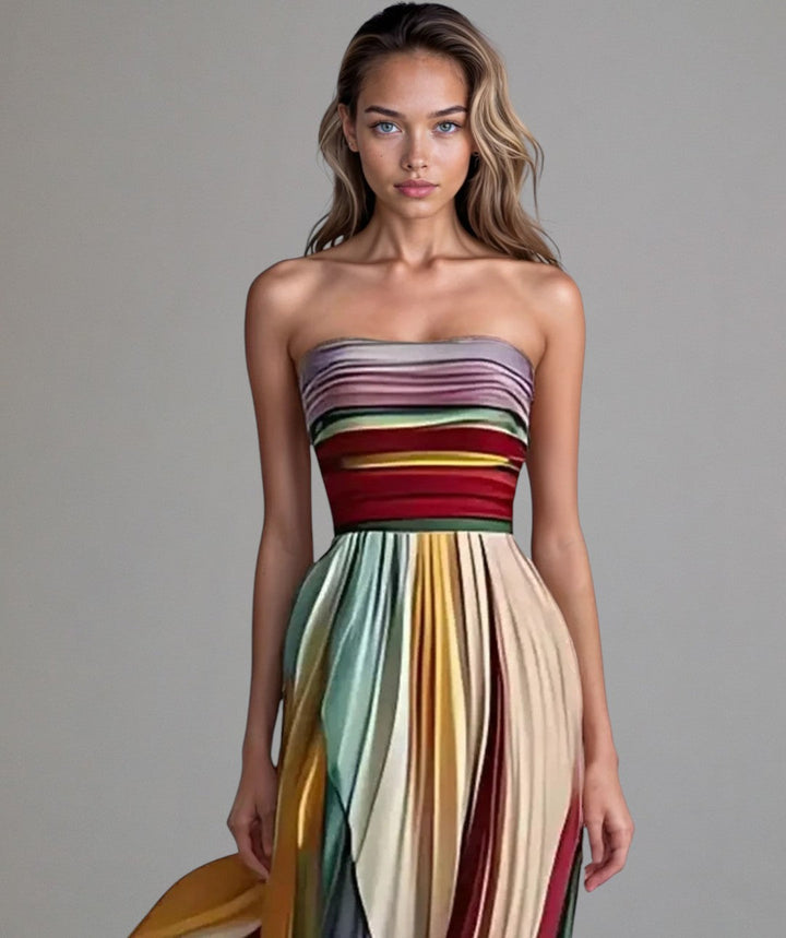 Flora - Colourful Elegant Maxi Dress